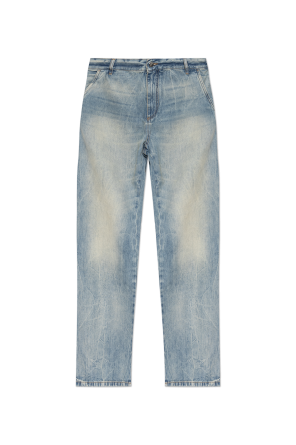 D&Gジーンズ Slim-fit stretch denim jeans in Multicolor for Men | Dolce&Gabbana® US